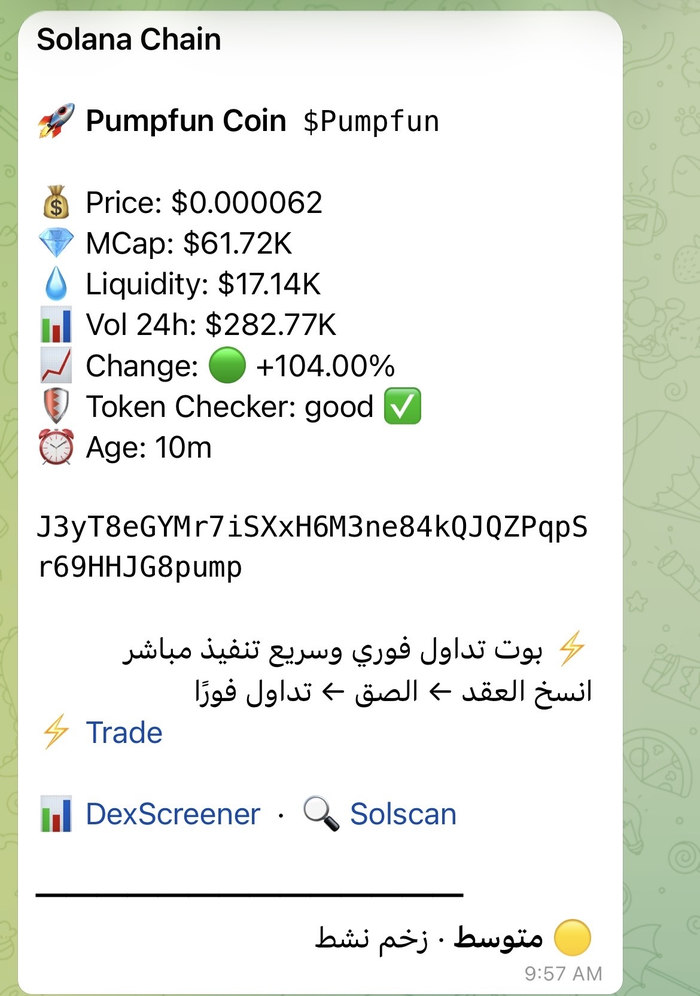 تنبيه بمستوى متوسط على شبكة سولانا بسبب زخم نشط